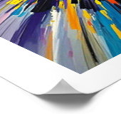 表現力豊かな抽象アートデザインポスター壁飾り ポスター (角)