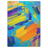 表現抽象芸術アートデザインウォールデコールポスター クリップボード (裏面)