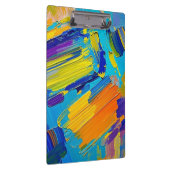 表現抽象芸術アートデザインウォールデコールポスター クリップボード (右)