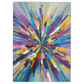 表現抽象芸術アートデザインウォールデコールポスター クリップボード (裏面)