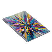 表現抽象芸術アートデザインウォールデコールポスター ノートブック (右側)