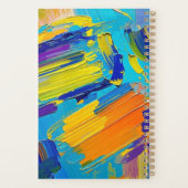 表現抽象芸術アートデザインウォールデコールポスター プランナー手帳 (裏面)