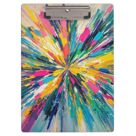 表現抽象芸術カラフルウォールアートポスターデコル クリップボード