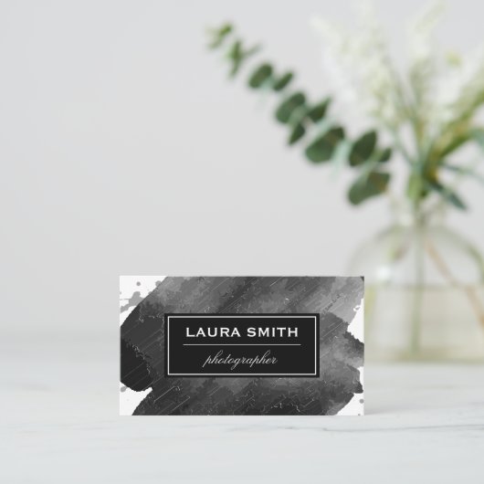 表現白黒 名刺 (スタンド正面)