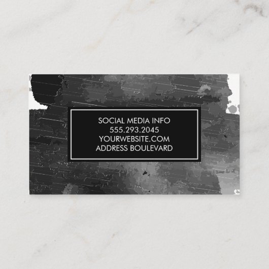 表現白黒 名刺 (裏面)