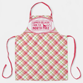 表現納品北極クリスマステーマ エプロン