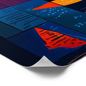 表現者のジオメトリの知識 – 鮮やか Wisdom ポスター (角)