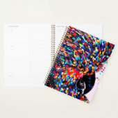 表現者鮮やかの熱帯鳥の壁芸術 プランナー手帳 (ディスプレー)