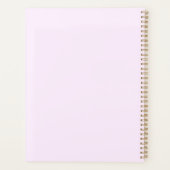 表現者鮮やかの熱帯鳥の壁芸術 プランナー手帳 (裏面)