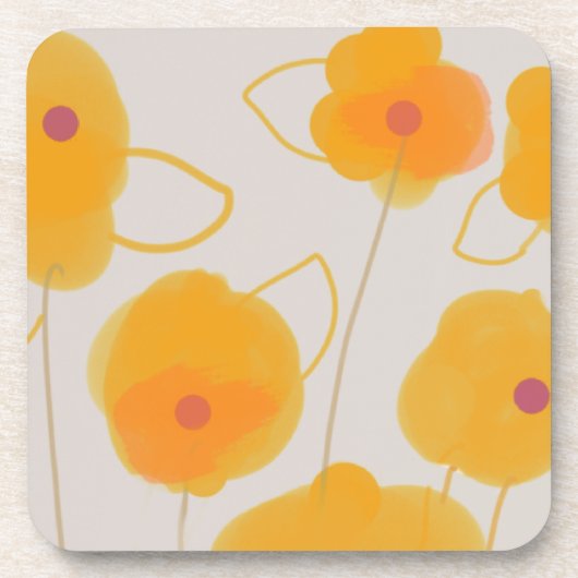 表現自然デザイン懸命プラスチックコースター コースター (正面)