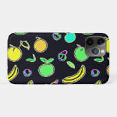 表現豊かなカラフルフルーツのネオン作品 Case-Mate iPhoneケース (裏面(横))