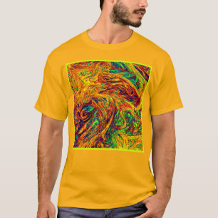 表現鮮やか色パターン Tシャツ