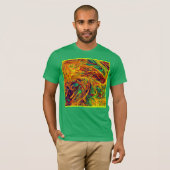表現鮮やか色パターン Tシャツ (正面フル)