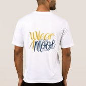 表現Tシャツ：衣服で気分をスタイル Tシャツ (裏面)