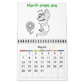 表現Yoursem™ Angel Calendar Coloring Book カレンダー (3月 2027)