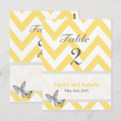 表番号カスタム山形黄灰色はがき ポストカード (正面/裏面)