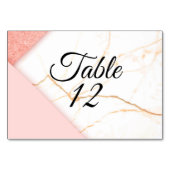 表番号カード |大理石モダン石 テーブルナンバー (裏面)