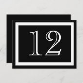 表番号カード(白黒) ポストカード (正面/裏面)