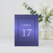 表番号プレーン青きらめく ポストカード (スタンド正面)