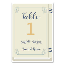 表番号帳のライ結婚ブラリ作家クリーム テーブルナンバー