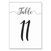 表番号結婚の表 テーブルナンバー (裏面)