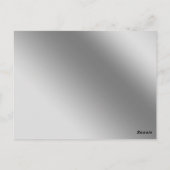 表番号葉書き紫スパークルリーフ ポストカード (裏面)