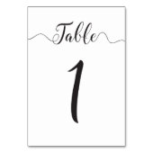 表番号1表カード テーブルナンバー (裏面)