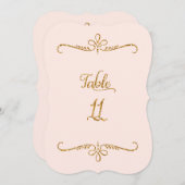 表番号11、スクリプトファンシー・レタリング・披露宴 招待状 (正面/裏面)