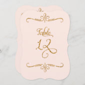 表番号12、スクリプトファンシー・レタリング・披露宴 招待状 (正面/裏面)