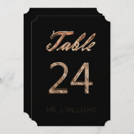 表番号24黒金ゴールドエスコーエレガントトカード 招待状