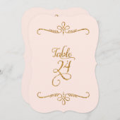 表番号24、スクリプトファンシー・レタリング・披露宴 招待状 (正面/裏面)