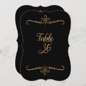 表番号36、スクリプトファンシー・レタリング・披露宴 招待状 (正面/裏面)