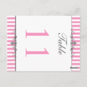 表番号(両面ピンクと白ストライプの) ポストカード (裏面)