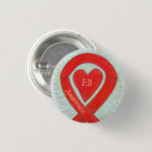 表皮剥離EB(Epidermolisis Bullosa)認識度リボンピン 缶バッジ (正面&裏面)