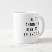 表示したい変更タイポグラフィ引用文 ジャンボコーヒーマグカップ (正面右)