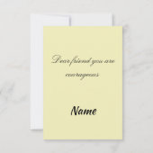 表示する変更 サンキューカード (裏面)