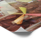 表示イタリアンケース内のジェラート ポスター (角)