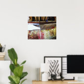 表示イタリアンケース内のジェラート ポスター (ホームオフィス)