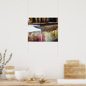 表示イタリアンケース内のジェラート ポスター (キッチン)