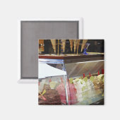 表示イタリアンケース内のジェラート マグネット (正面/裏面)