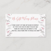 表示シャワーなしギフトラップ詩ウッドランドディアー エンクロージャーカード (正面)