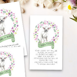 表示シャワーなしラップ詩リトルラム エンクロージャーカード