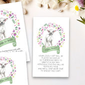 表示シャワーなしラップ詩リトルラム エンクロージャーカード