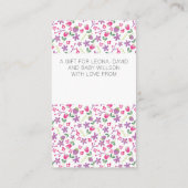 表示シャワーなしラップ詩リトルラム エンクロージャーカード (裏面)