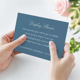 表示シャワーカスタムカラーNavy Blue 出欠カード