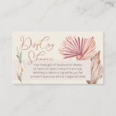 表示シャワーボホパームなしギフトラップ エンクロージャーカード (正面)