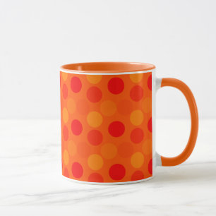 表示ドットOrange Ringer Mug マグカップ