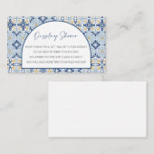 表示ベビーシャワー、ラップされていないイタリアンテーマミニ エンクロージャーカード (正面/裏面)