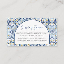 表示ベビーシャワー、ラップされていないイタリアンテーマミニ エンクロージャーカード