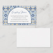 表示ベビーシャワー、ラップされていないイタリアンテーマミニ エンクロージャーカード (正面/裏面)